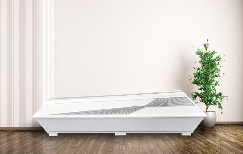 Coffin with a knot