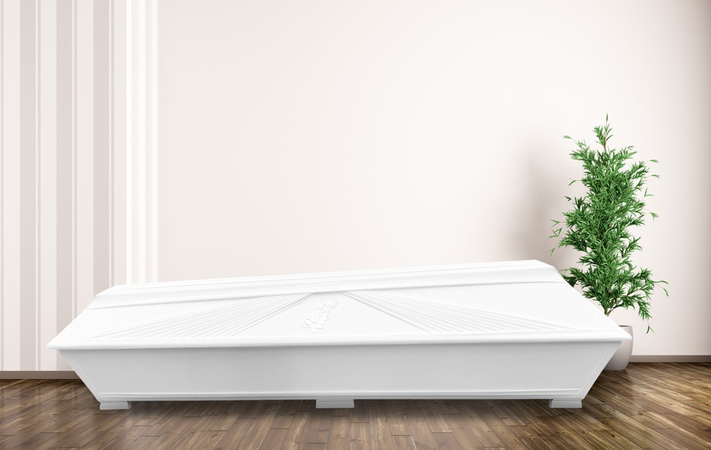 Coffin with embroidery