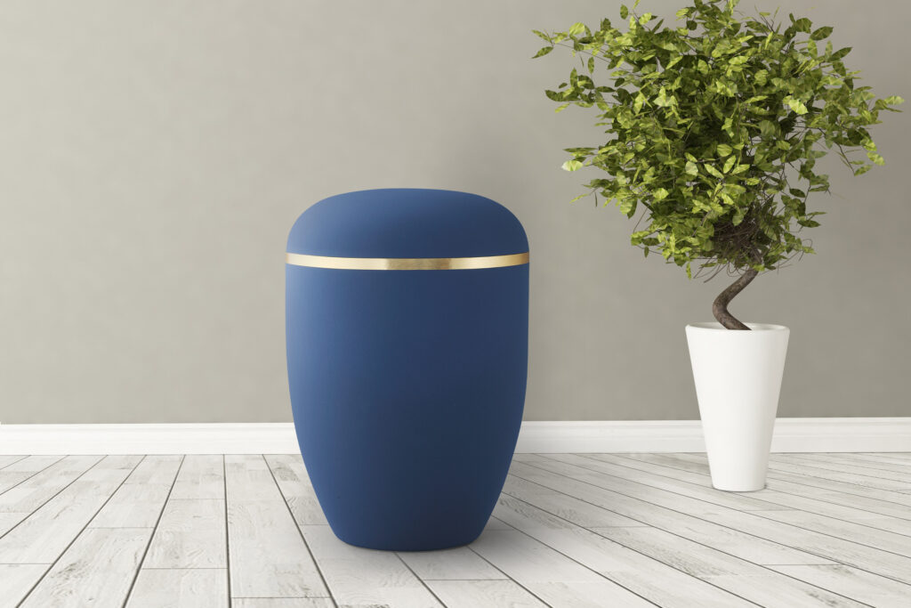 Biolagunev urn UX4 Merensininen